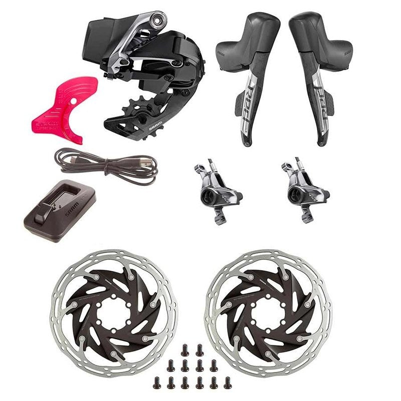 SRAM Red eTap AXS HRD Build Kit 1x Hydraulic Disc Post Mount Kit