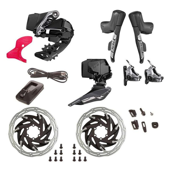 SRAM Red eTap AXS HRD Build Kit 2x Hydraulic Disc Flat Mount 2 piece Kit