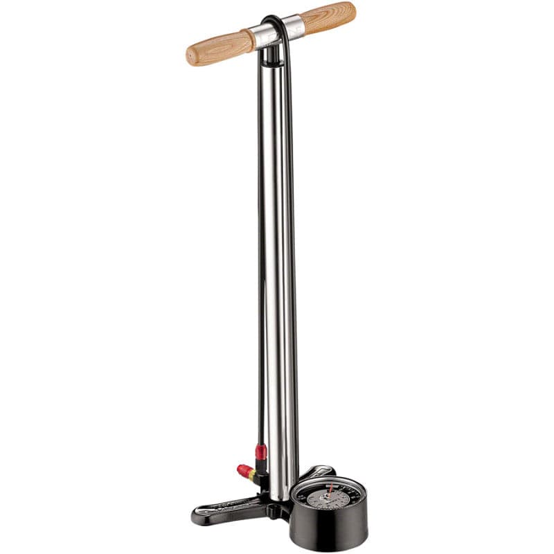 Lezyne Alloy Floor Drive Pump Standard Length: ABS-1 Chuck, Silver