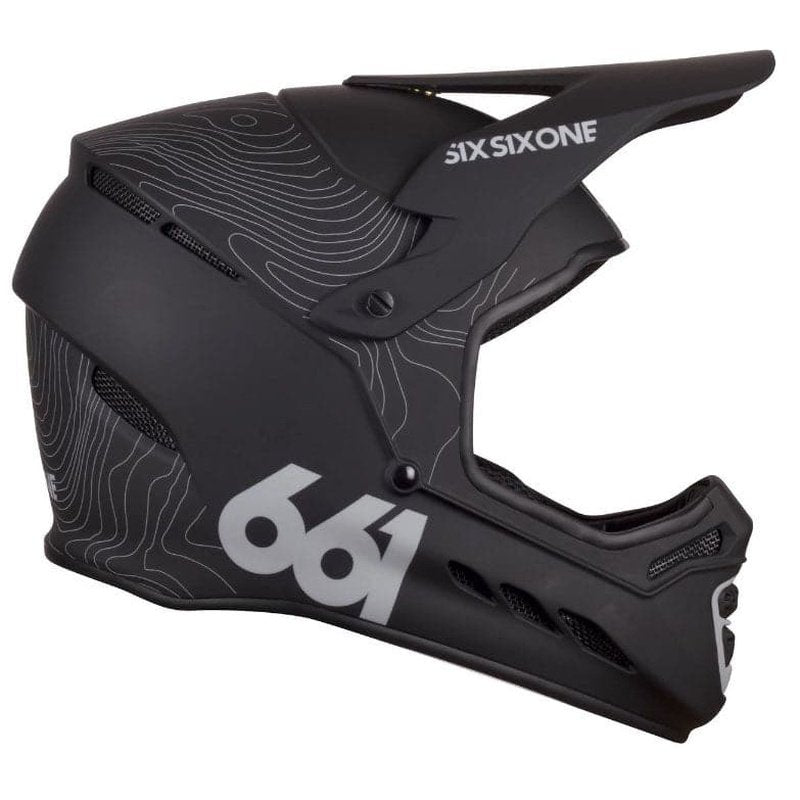 SixSixOne Reset Full Face Helmet - Black