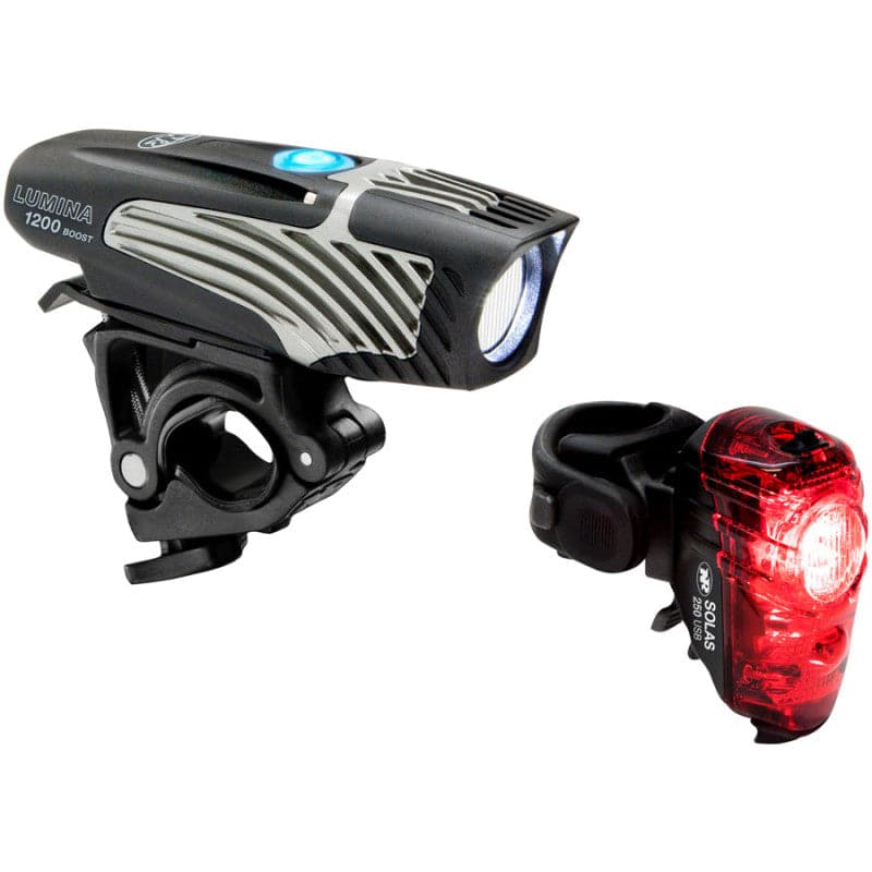 NiteRider Lumina 1200 Boost Headlight and Solas 250 Taillight Set