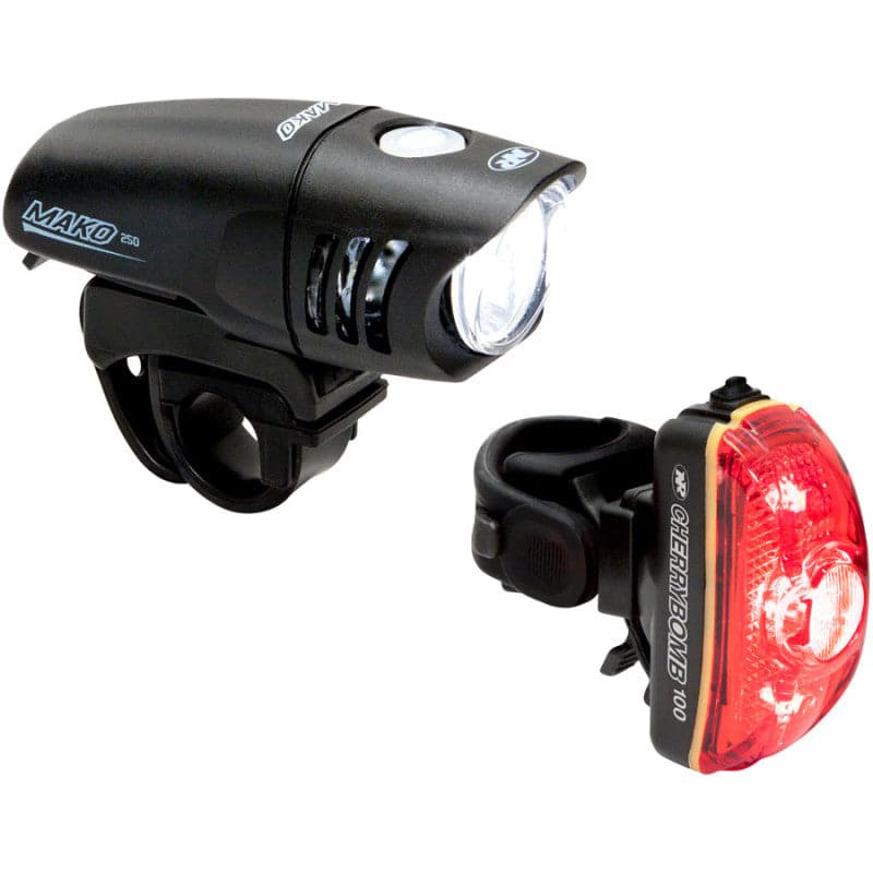 NiteRider Mako 250 and CherryBomb 100 Headlight and Taillight Set