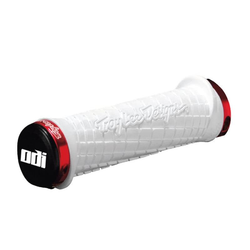 ODI Troy Lee Design White/Red Grips