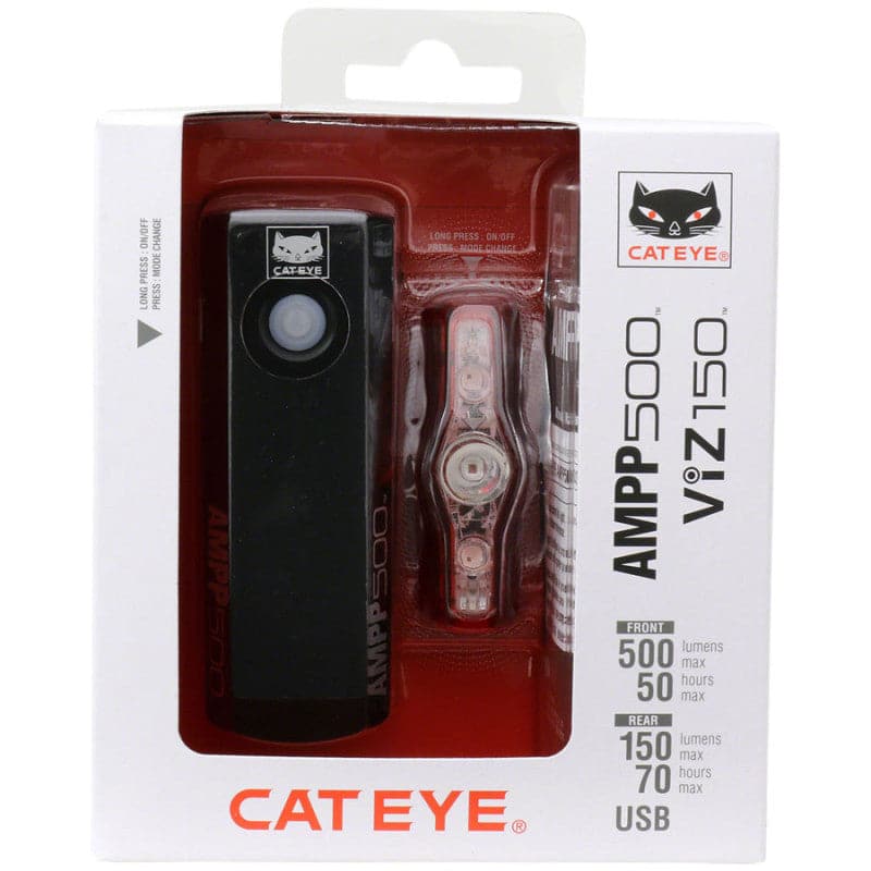 CatEye AMPP500/ViZ150 Headlight/Taillight Set