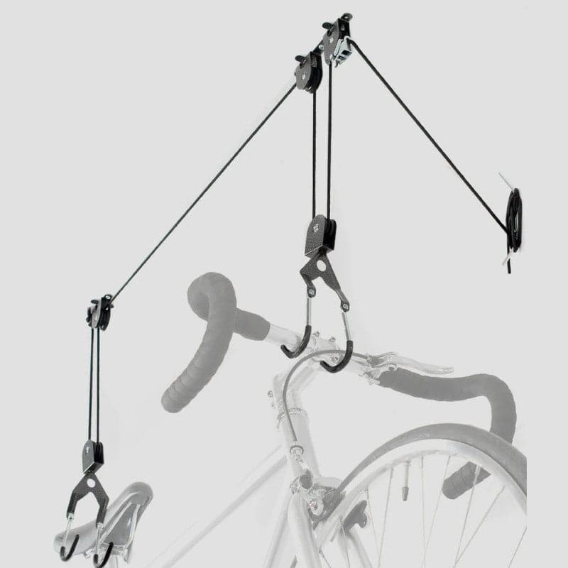 Delta Ceiling Hoist with Straps - Single Bike