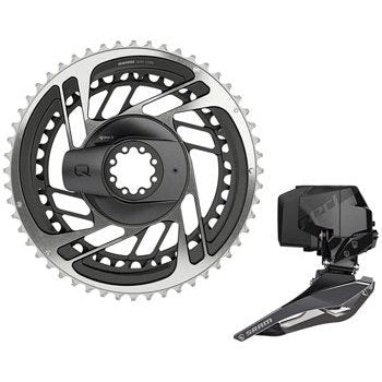 sram red axs power meter/front derailleur kit 52/39t 12-speed 8-bolt direct mount 2-position front derailleur