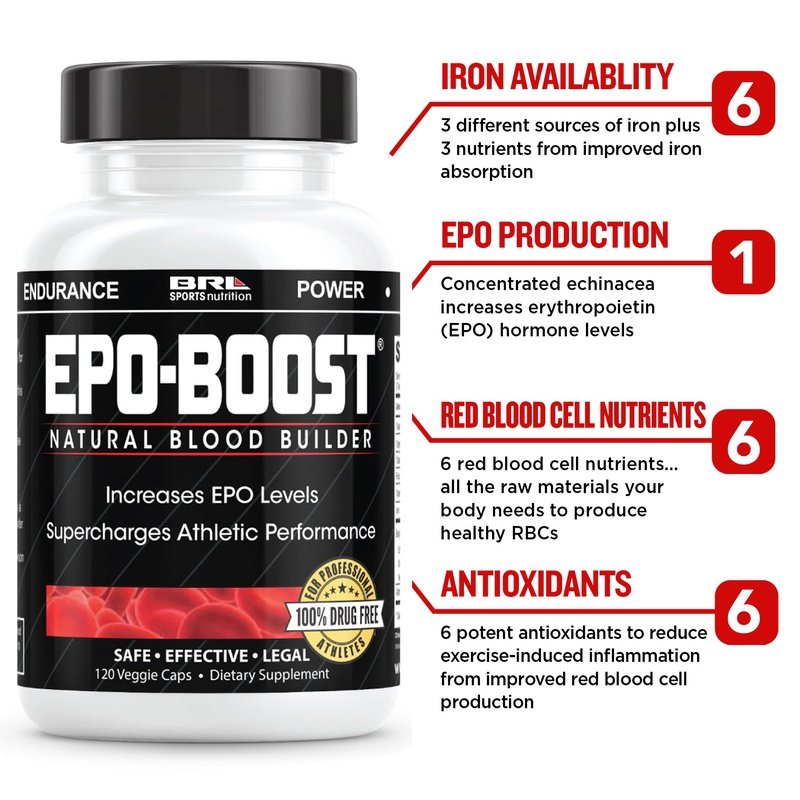 EPO-BOOST NATURAL BLOOD BUILDER & EPO STIMULATOR 30-DAY SUPPLY