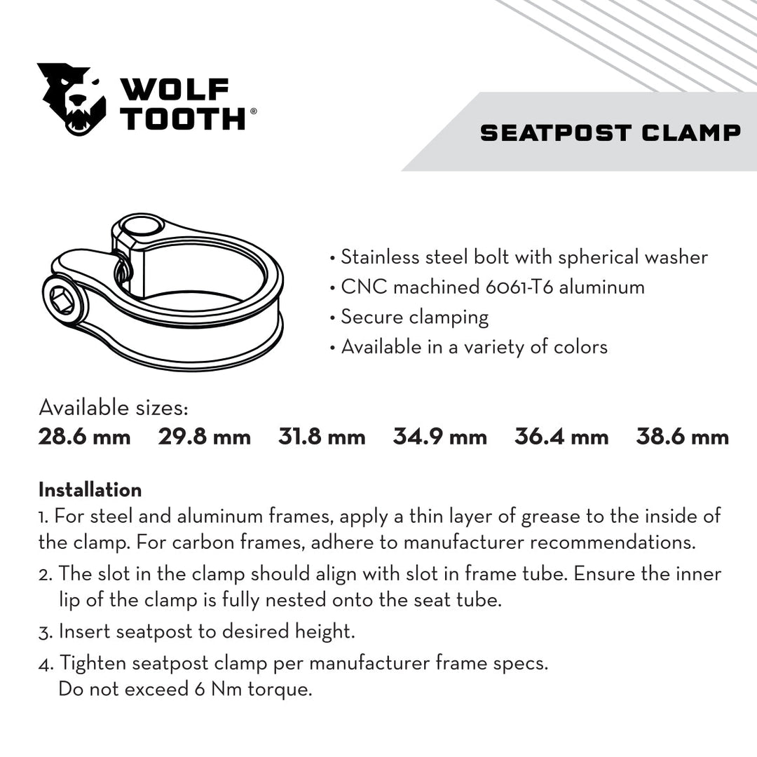 Wolf Tooth Seatpost Clamp