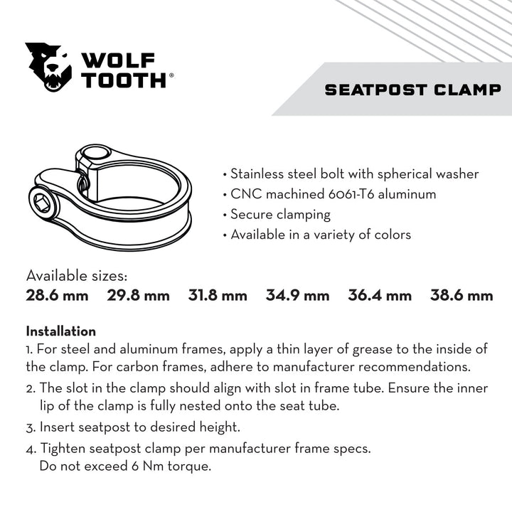 Wolf Tooth Seatpost Clamp