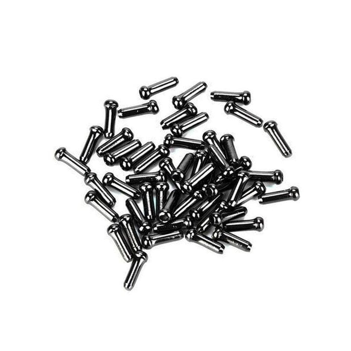 30pcs Black Aluminum Cable End Crimps